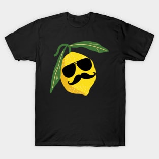 Cool Lemon with mustache T-Shirt